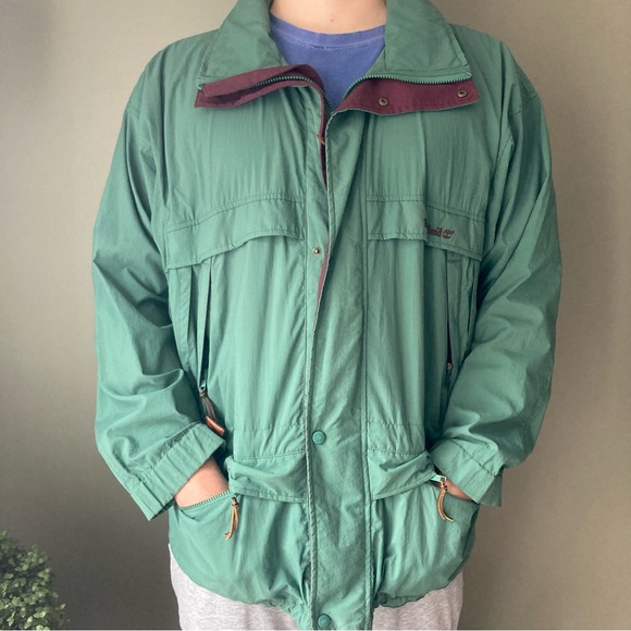 Timberland Other - Timberland | Vintage 90s Y2K Nylon Colorblock Windbreaker Cargo Jacket